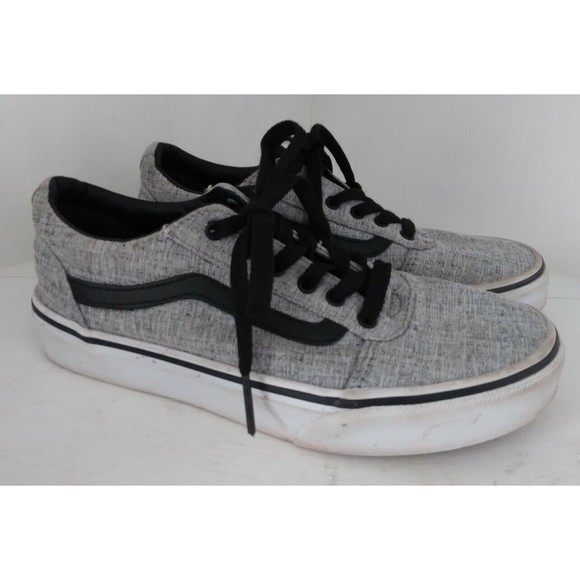 VANS Other - Vans OFF THE WALL Youth Size 3 Gray Black Skate Shoes 500714 Classic Sneakers